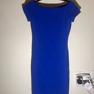 Fitted Zara Woman dress XS royal blue